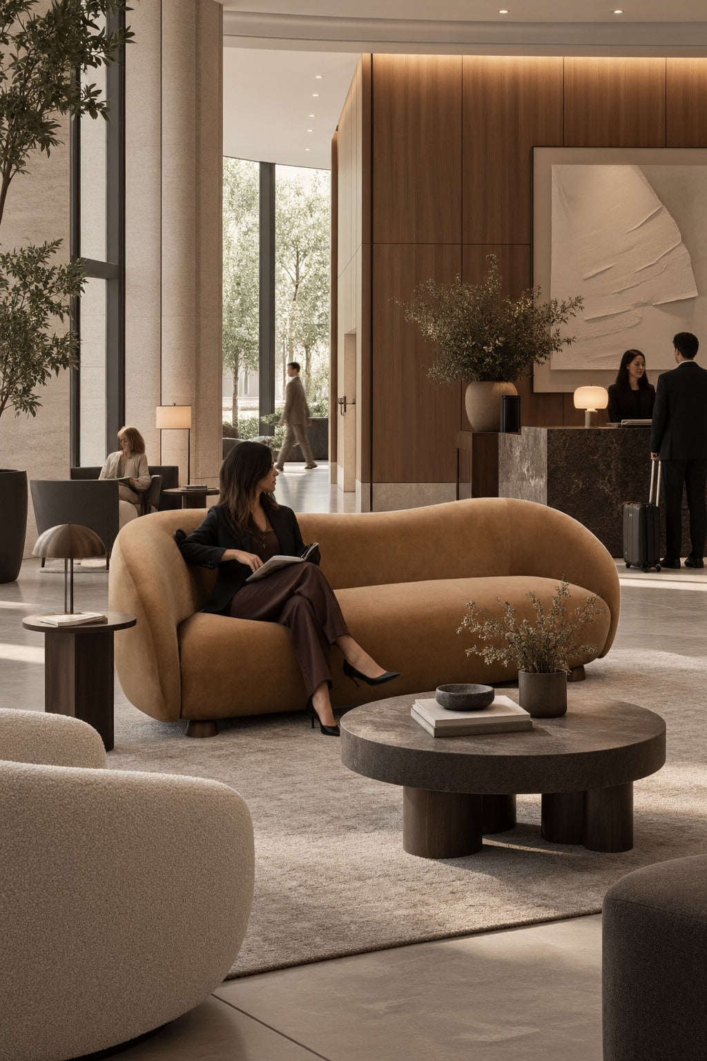 Harry Sofa Banks Camel