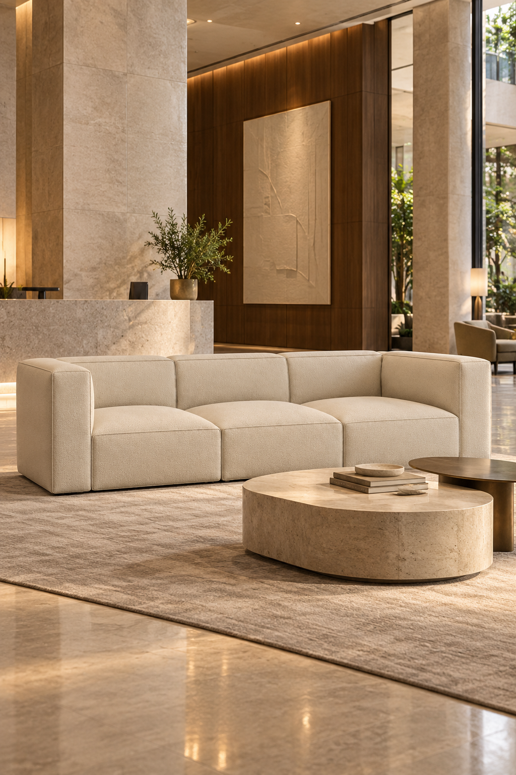 Diva Sofa 3 Seater Vista Vanilla