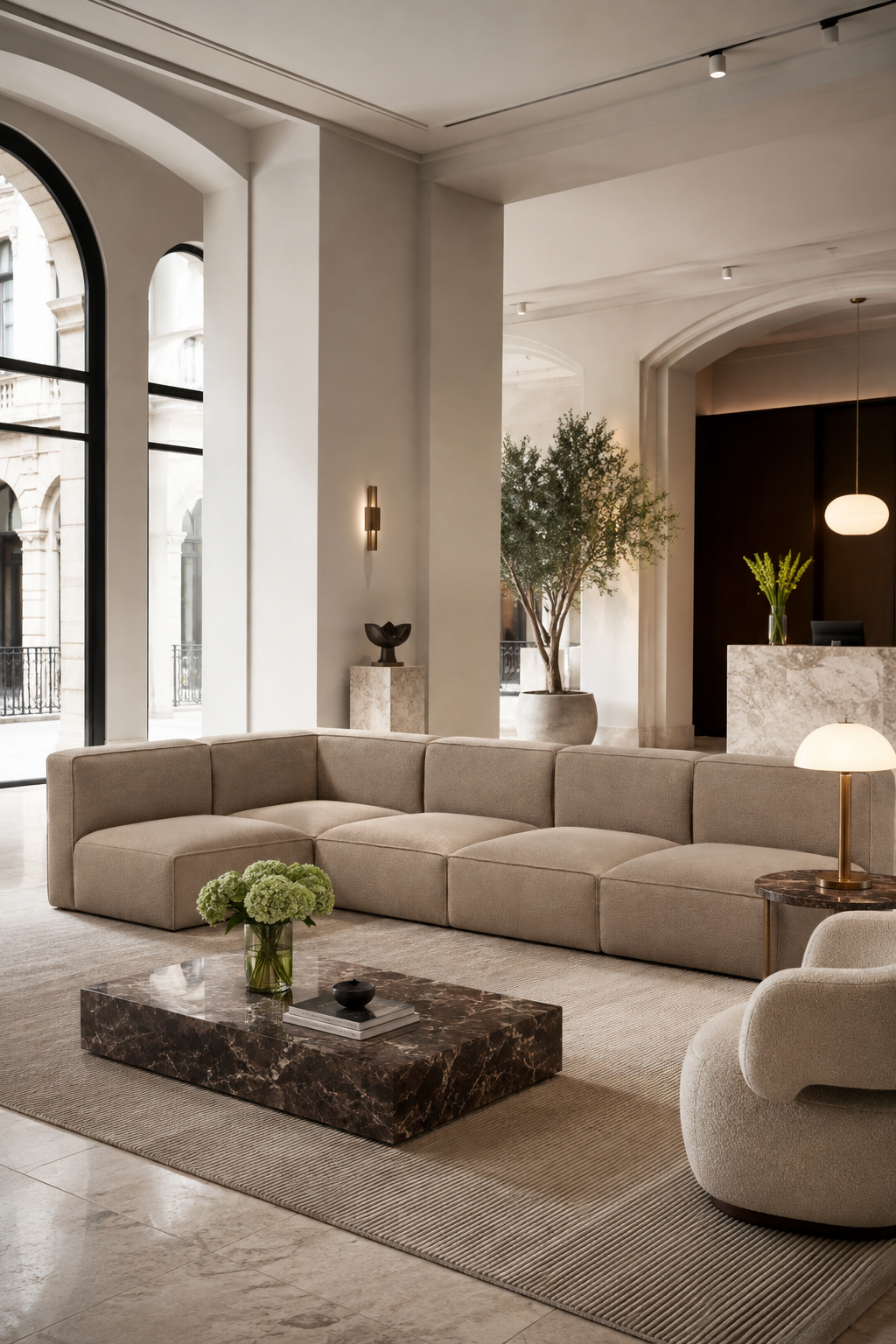 Diva – The TV Room 6-Seater Sofa, Kairo Sand, view 5