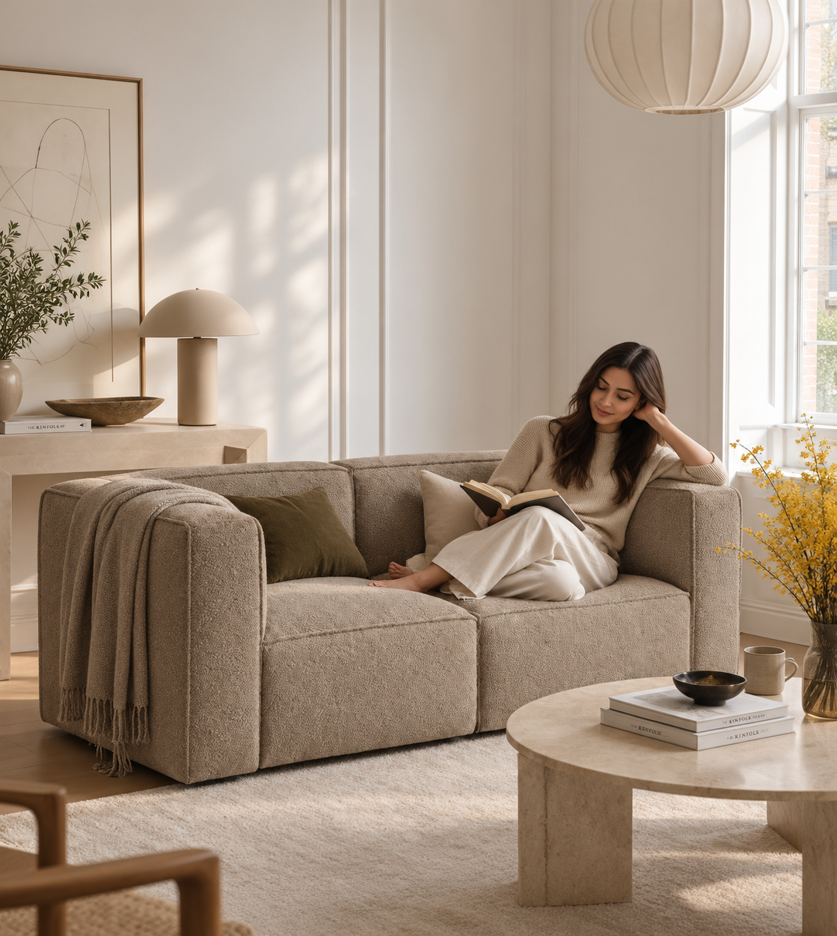 Diva Sofa 2 Seater Kairo Sand