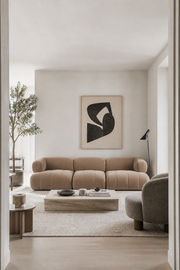 Leon 4 seater sofa Cotton Mink