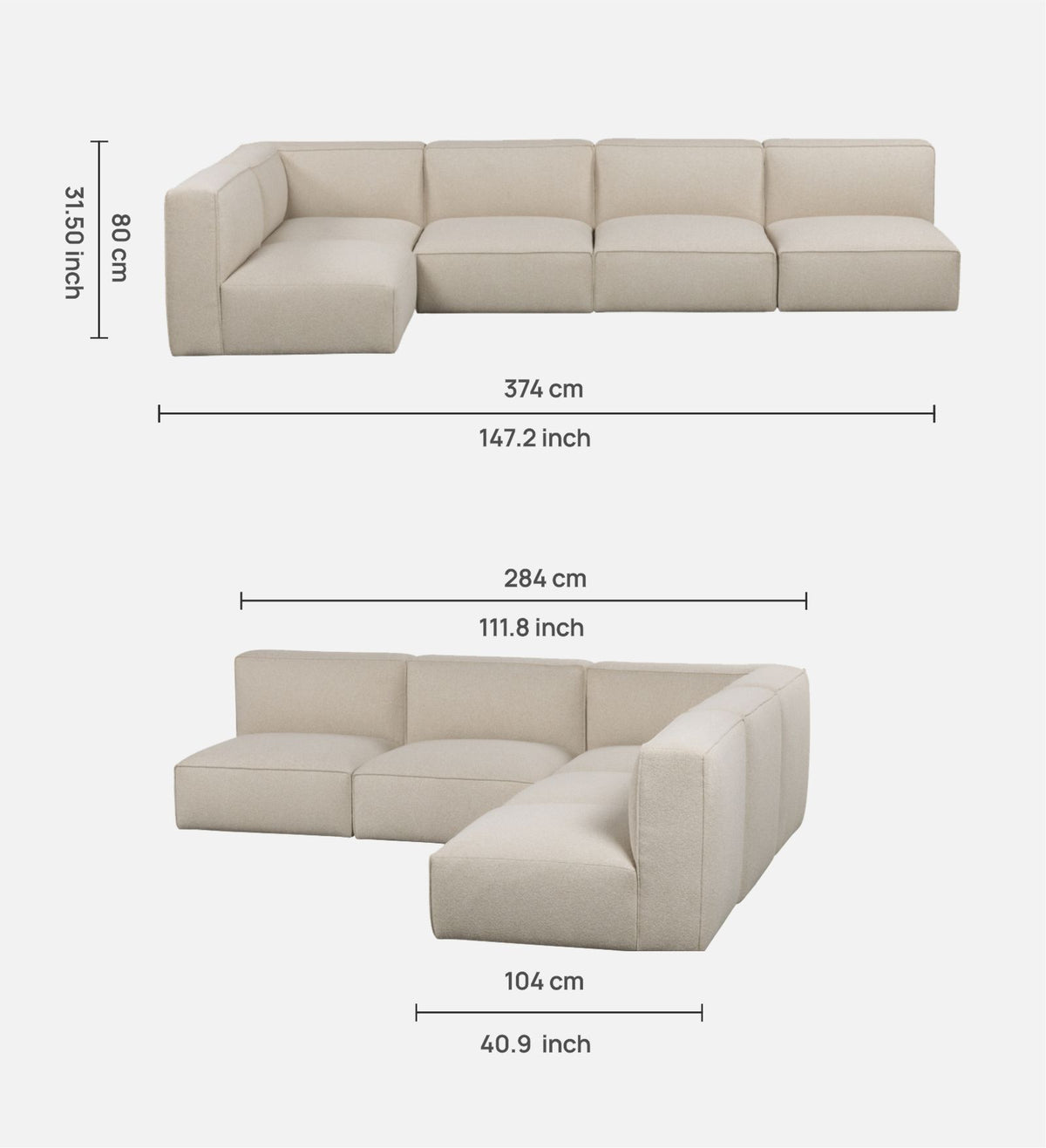 Diva 6 Seater Vista Vanilla