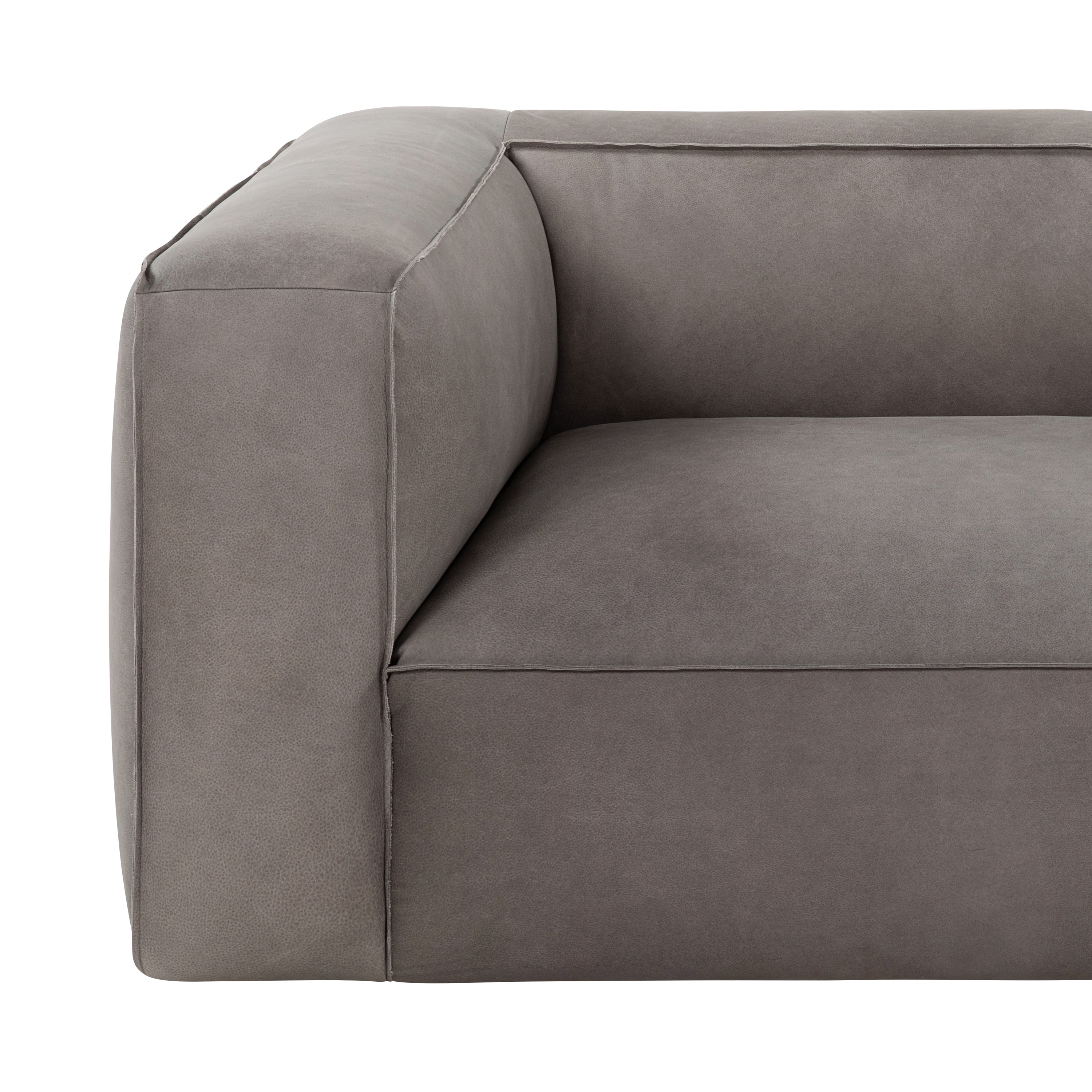 Raw Diva Sofa Utah Smoke leather