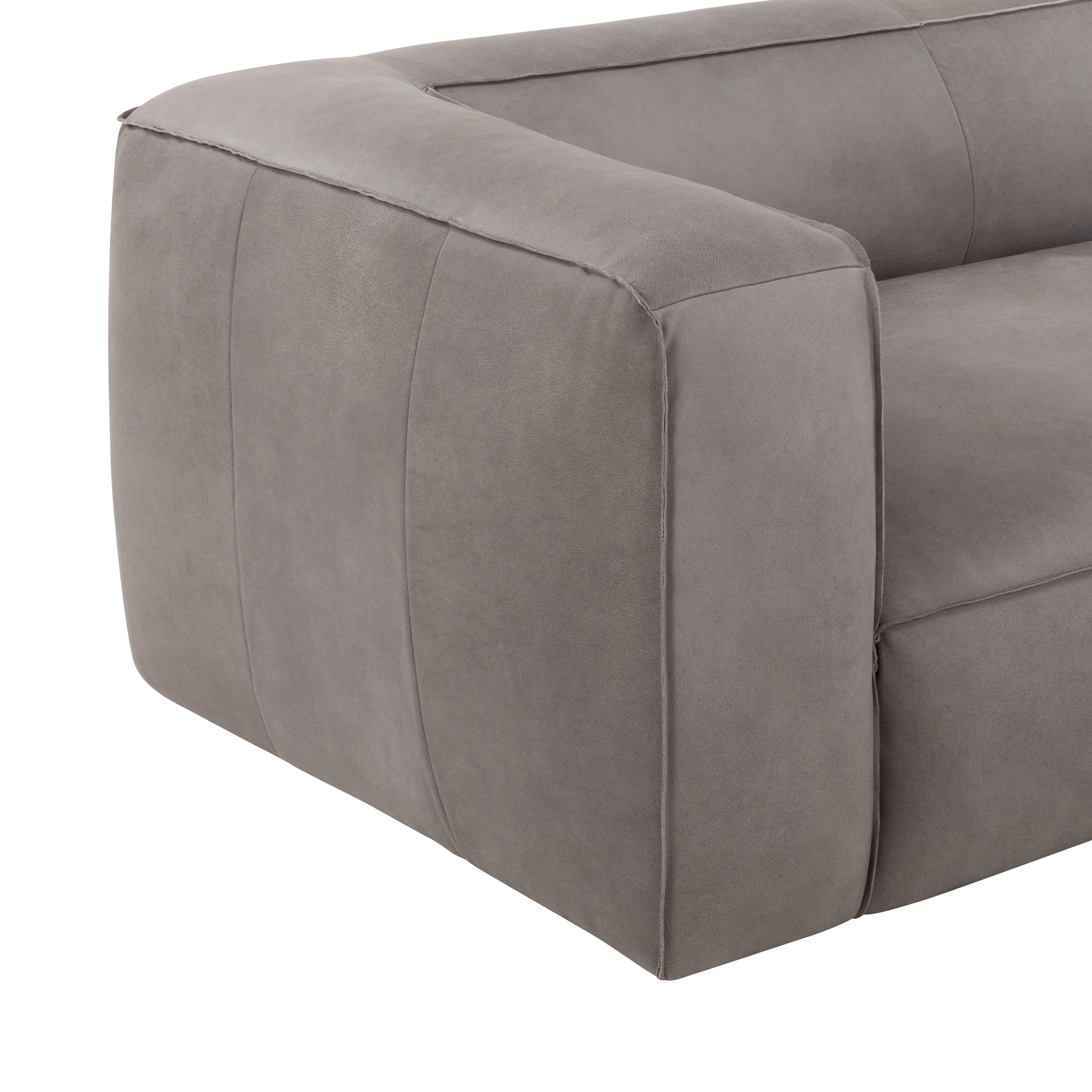 Raw Diva Sofa Utah Smoke leather
