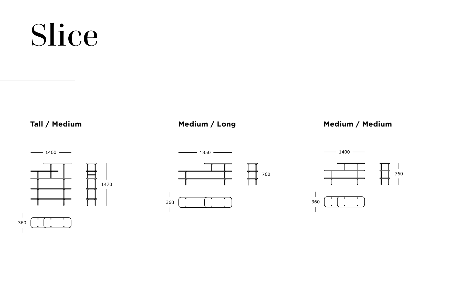 Slice Shelving Unit