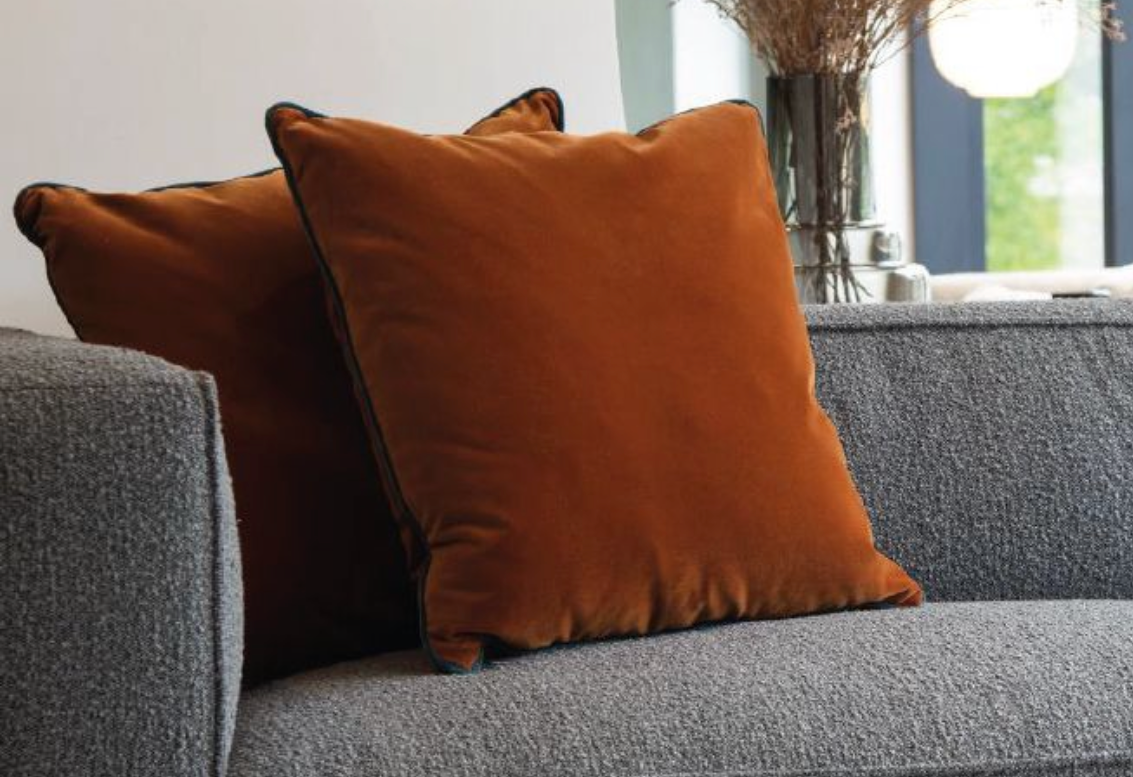 Dune velvet cushions (pair of)