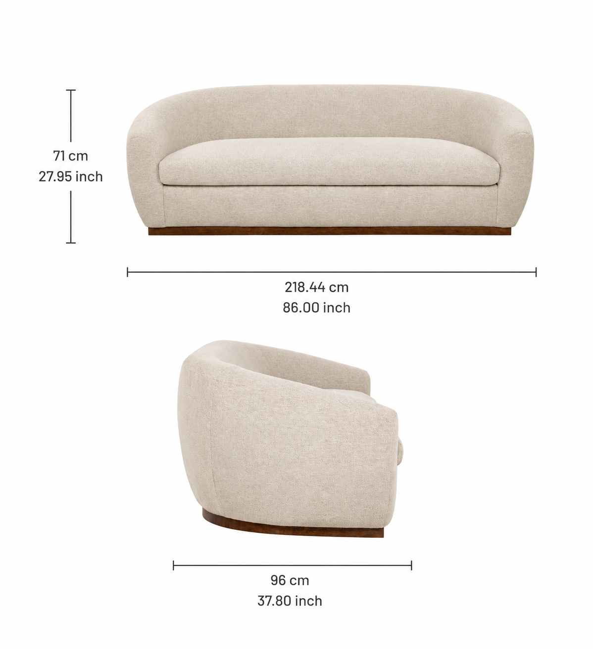 Murphy Classic Sofa Lola shell