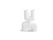 Cobra Double Vase – White by 101 Copenhagen