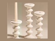 Sarah Lavoine Candle Holder – White, Small by Sarah Lavoine