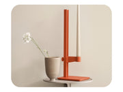String Candle Holder – Orange by String Furniture